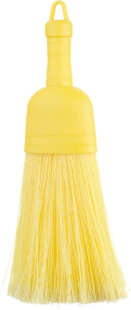 Yellow Plastic Whisk Broom #AG007509000 Yellow Plastic Whisk Broom #AG007509000