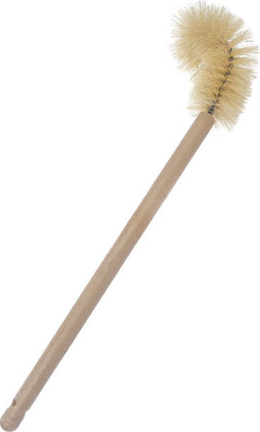 Brosse à cuvette torsadée en Tampico beige #AG000924000