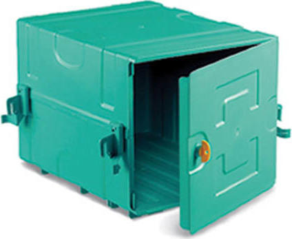 Cabinet verrouillable en plastique vert #AG070400000