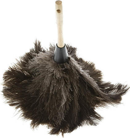 Ostrich Feathers Duster with Wood Handle #AG099373000 Ostrich Feathers Duster with Wood Handle #AG099373000