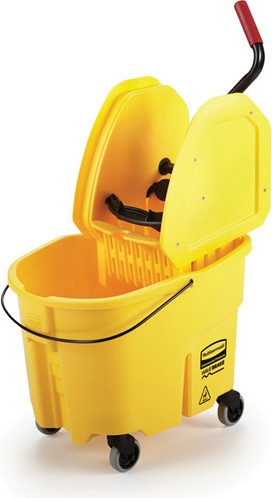 Down Press Bucket & Wringer Combo WaveBrake, 8.75 gal #RB757788JAU