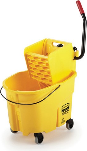 Side Press Bucket & Wringer Combo WaveBrake, 8.75 gal #RB758088JAU