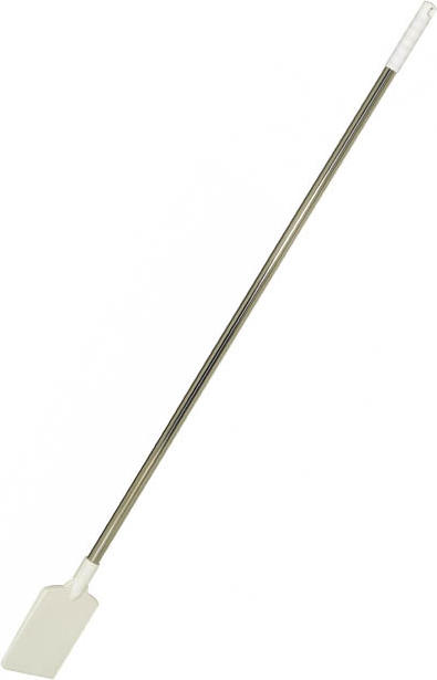 Spatule polypropylène avec manche en acier inoxydable de 64" #AG0PADL3000