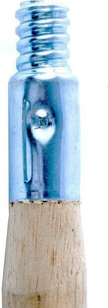 Threaded Wooden Handle with Metal Tip, 60" X 1-1/8" #AG052512000 Threaded Wooden Handle with Metal Tip, 60" X 1-1/8" #AG052512000