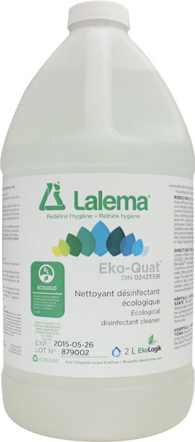 Nettoyant désinfectant écologique EKO-QUAT de quatrième génération pour Optimixx #LMOP87902.0 Nettoyant désinfectant écologique EKO-QUAT de quatrième génération pour Optimixx #LMOP87902.0