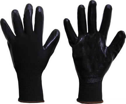 Gants en nylon à paume enduit de nitrile en mousse #SE000NNB00L