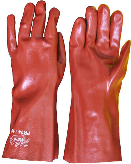 Gants entièrement imprégnés de PVC #SE00PR14000 Gants entièrement imprégnés de PVC #SE00PR14000