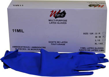 Gants latex de 11 mm d'épaisseur #SE0DL11100S Gants latex de 11 mm d'épaisseur #SE0DL11100S