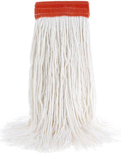 Jaws, Rayon Wet Mop, Wide Band, Cut-end, White #AG004224000