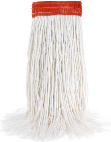 Jaws, Rayon Wet Mop, Wide Band, Cut-end, White #AG004232000