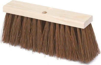 Street Broom, Hardwood Block, Polypropylene Fill #RB009B21BRU