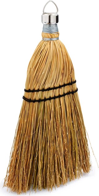 Balayette de paille, 2 cordes, 12" #RB009B55JAU Balayette de paille, 2 cordes, 12" #RB009B55JAU