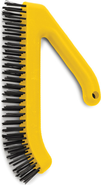 Brosse métalliques avec poigné angulaire en plastique #RB009B40GRI Brosse métalliques avec poigné angulaire en plastique #RB009B40GRI