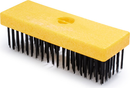 Brosse métallique avec bloc en plastique #RB009B45GRI Brosse métallique avec bloc en plastique #RB009B45GRI