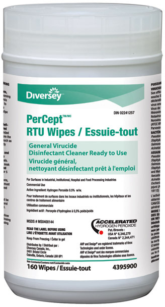 Disinfectant Wipes PerCept #JH439590000 Disinfectant Wipes PerCept #JH439590000
