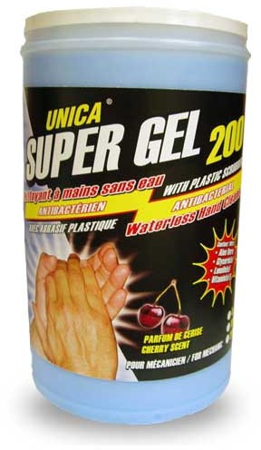 Savon à mains antibactérien Super Gel 200 #QC000204000 Savon à mains antibactérien Super Gel 200 #QC000204000