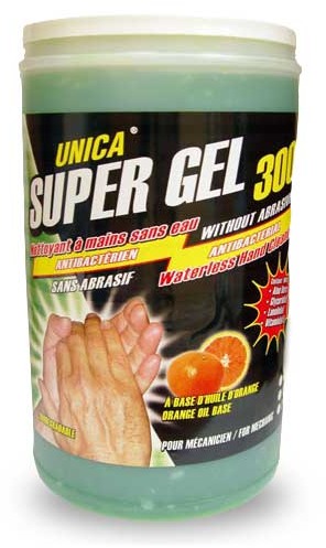 Savon à mains antibactérien Super Gel 300 #QC000304000 Savon à mains antibactérien Super Gel 300 #QC000304000