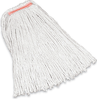 Dura Pro, Cotton Wet Mop, Narrow Band, Cut-End, White #RBF11800BLA