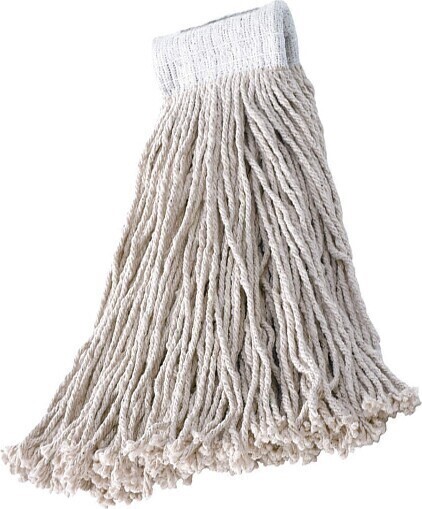 Value Pro, Rayon Wet Mop, Narrow Band, Cut-end, White #RBV41600BLA Value Pro, Rayon Wet Mop, Narrow Band, Cut-end, White #RBV41600BLA