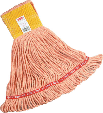 Wide Band Wet Mop WEB FOOT, Orange #RBA15106ORA