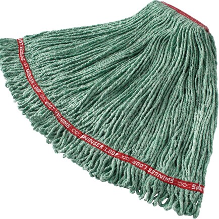 Swinger Loop Synthetic Wet Mop, Narrow Band, Looped-end, Green #RBC11306VER Swinger Loop Synthetic Wet Mop, Narrow Band, Looped-end, Green #RBC11306VER