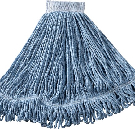 Super Stitch Synthetic Wet Mop, Wide Band, Looped-End, 24 oz #RBD25306BLE