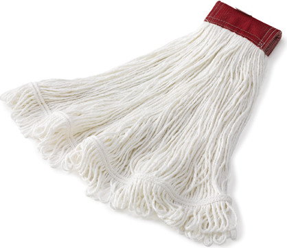 Vadrouille humide bouclée en rayonne Super Stitch à bande large #RBD45306BLA Vadrouille humide bouclée en rayonne Super Stitch à bande large #RBD45306BLA