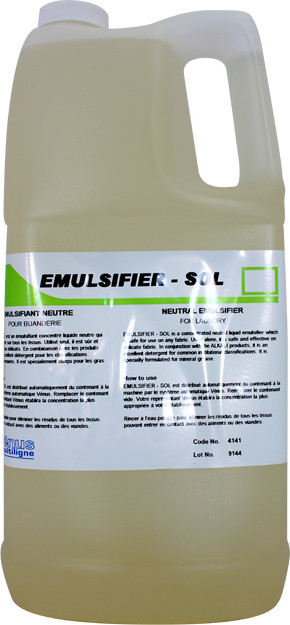 Détergent à lessive neutre, Emulsifier Sol #VM041418000