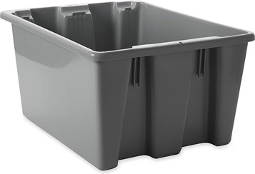 Stackable & Interlocking Boxes Palletote #RB001721GRI