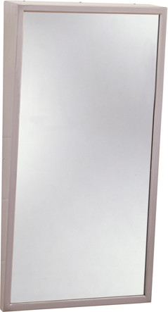 Fixed-Position Tilt Mirror in Stainless Steel #BO293183600