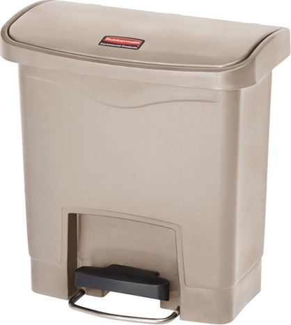 STREAMLINE Red Plastic Step-on Container 4 Gal #RB188345500