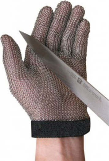 Stainless Steel Mesh-Cut Resistant Gloves #ALMGA5150XS
