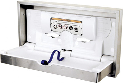 Clad Stainless Steel Diaper Changing Station #FD100SSCR00