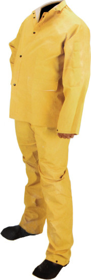 PVC Reusable Yellow Rain Suit #TQ0SEH08000