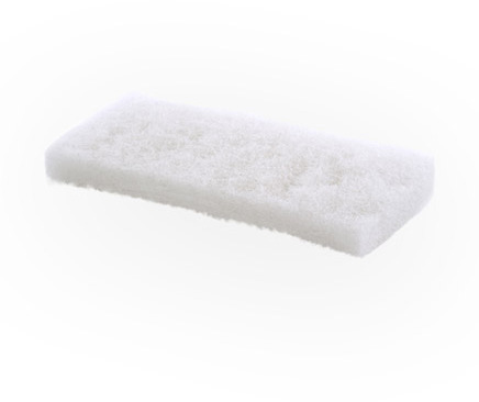 Scrubbing and Light Duty Cleaning White Pad #WH090030000