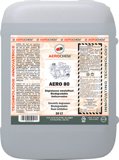 Aero 80, Dégraisseur biodégradable pour moteur et machinerie lourde #AESOL8020LT Aero 80, Dégraisseur biodégradable pour moteur et machinerie lourde #AESOL8020LT