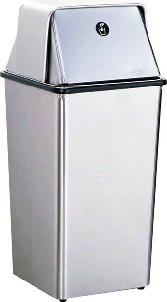 B-2250 Waste Receptacle with Swinging Door 13 gal #BO002250000