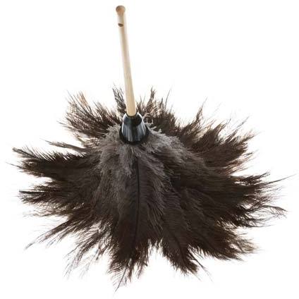 Ostrich Feathers Duster with Wood Handle #AG000297000 Ostrich Feathers Duster with Wood Handle #AG000297000