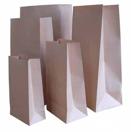 Brown Paaper Bag For a Food Industry Use #EC100007000