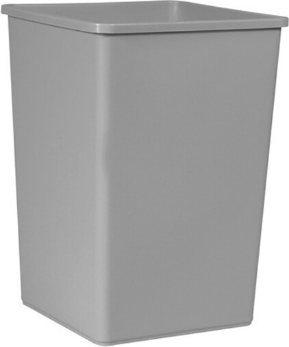 Poubelle carré Swingline en plastique #HW000032GRI Poubelle carré Swingline en plastique #HW000032GRI