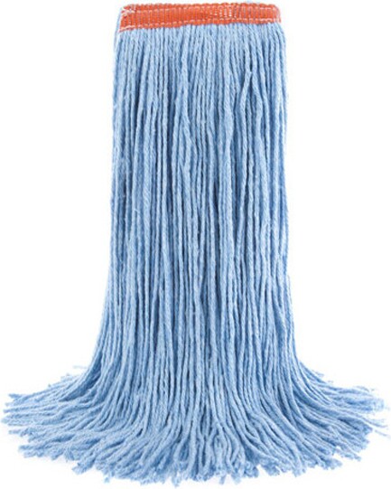 Ez-Change, Vadrouille en rayonne, bande étroitre, coupée, bleu #AG054024BLE Ez-Change, Vadrouille en rayonne, bande étroitre, coupée, bleu #AG054024BLE