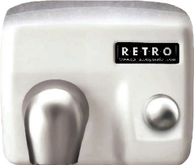 Retro Push Buttom 120 V Hand Dryer #NV00024PB00