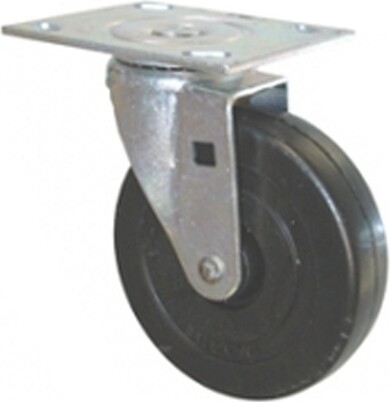 Roue pivotante 5" TPR pour chariot plateforme #PR4402L1000