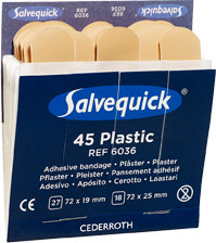 Pansements plastique souple Salvequick #SE6036CAP00