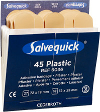 Flexible Plastic Adhesive Bandages Salvequick #SE6036CAP00