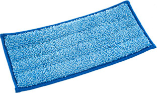 Tampon microfibre 11" à velcro MicroBlue #AG06090