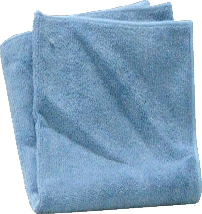 All-purpose Blue Microfiber Rags 24" x 24" #WIRMF242400