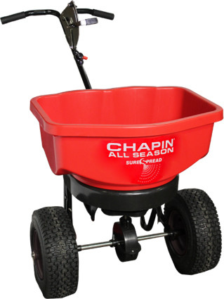 SureSpread All Season Professional Push Spreader with Steel Handle #CI082080000