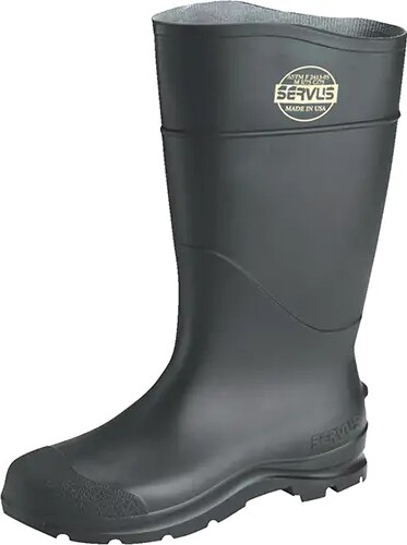 Bottes en PVC avec embout d'acier #TQSGS602000