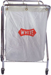 Chariot à linge mobile White #AL000193000